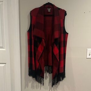 New Directions Red Knit Top